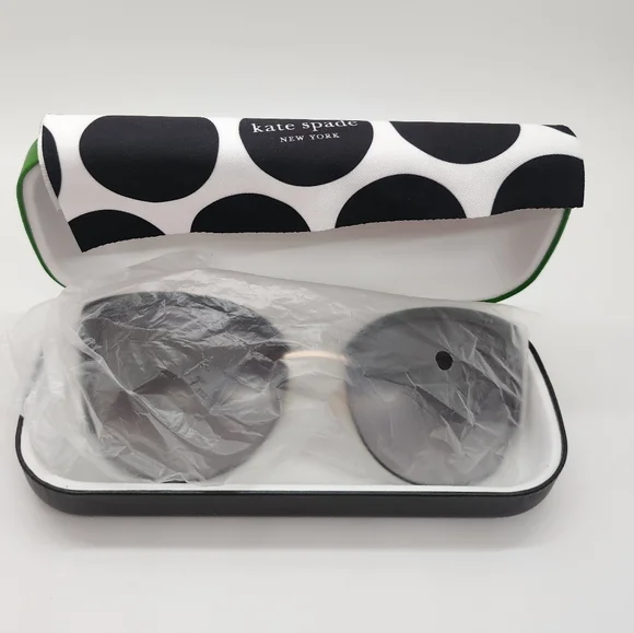 kate spade New York Genice Square Oversize Half-Rim Sunglasses NIB - Picture 4 of 8